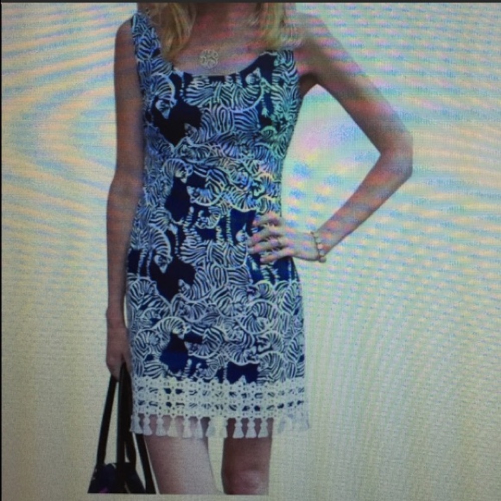 Lilly Pulitzer zebra print dress